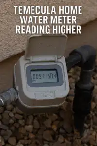 water meter reading higher than it should