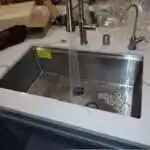 New sink and faucet installation by one of our plumbers in Murrieta CA
