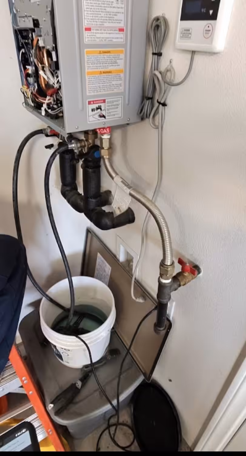 Leak repair work in Murrieta